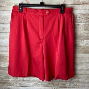Coral Bay Golf Shorts Women’s Red Size 14